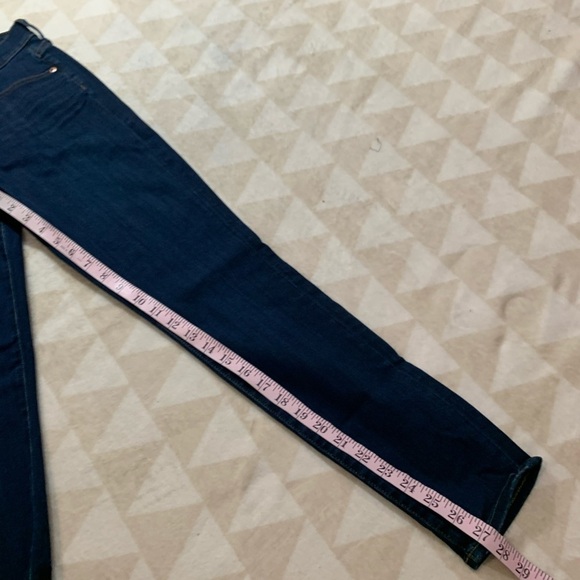 J crew j1885 9” high rise toothpick jeans lake - Picture 3 of 7